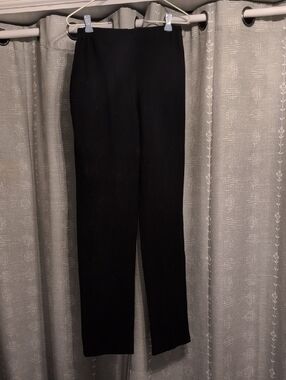 Women with Control Black Straight-Leg Dress Pants